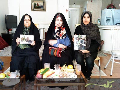 دیدار زهرا رهنورد با خانواده مجید دری